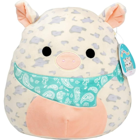 Squishmallows Original 12-Inch Rosie The Pig - Official Jazwares Plush - Collectible Soft & Squishy Pig Stuffed Animal Toy - Add to Your Squad - Gift for Kids, Girls & Boys