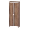 thumbnail image 1 of Manhattan Comfort Armoire de Rangement Ratzer en Bois d'Ingénierie, Brun et Blanc, 1 of 8