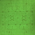 thumbnail image 1 of Ahgly Company Indoor Square Oriental Green Industrial Area Rugs, 6' Square, 1 of 4