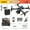 C10black+battery*1+various accessories, variant on C10 Quadcopter Drone - Avoidance, Aerial Camera, Remote Control, Batteries - Perfect Gift For Boys And Girls, Outdoor Games And Aerial Photography Enthusiasts