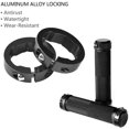 thumbnail image 4 of Empuñaduras de manillar de bicicleta Brillar con anillo de bloqueo impermeable de goma para MTB BMX 130 mm 21 mm 33 mm, 4 of 5