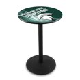 thumbnail image 1 of Holland Bar Stool L214B4228MichSt-D2 42 in. Michigan State Spartans Pub Table with 28 in. Top, 1 of 1
