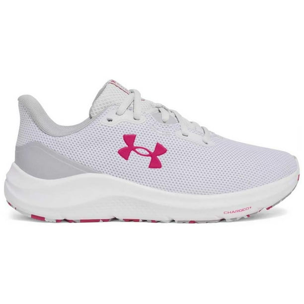 Zapatos Under Armour Charged Pursuit 4 para mujer, color gris lejano