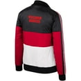 thumbnail image 3 of Women's The Wild Collective  Red Wisconsin Badgers Color-Block Puffer Full-Zip Jacket, 3 of 3