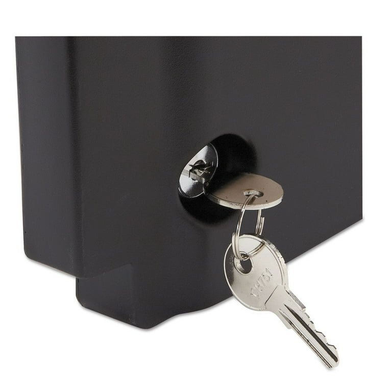 Locking Security Hood, 17.75w x 10.3h, Black Locking Security Hood, 17.75w x 10.3h, Black