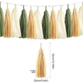 thumbnail image 3 of Dongrere Plastic Tassel Garland Banner, Colorful Fringe Streamer for Birthday Wedding Shower Party Wall Backdrop Decor, Green, 3 of 6