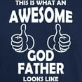 thumbnail image 3 of CafePress - Awesome Godfather Looks Like T Shirt - Men's Classic Graphic Cotton T-Shirt, 3 of 4