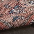 thumbnail image 6 of Nourison Brilliance Machine Washable 7'10" x 9'10" Rust/Multicolor Vintage Indoor Rug, 6 of 10
