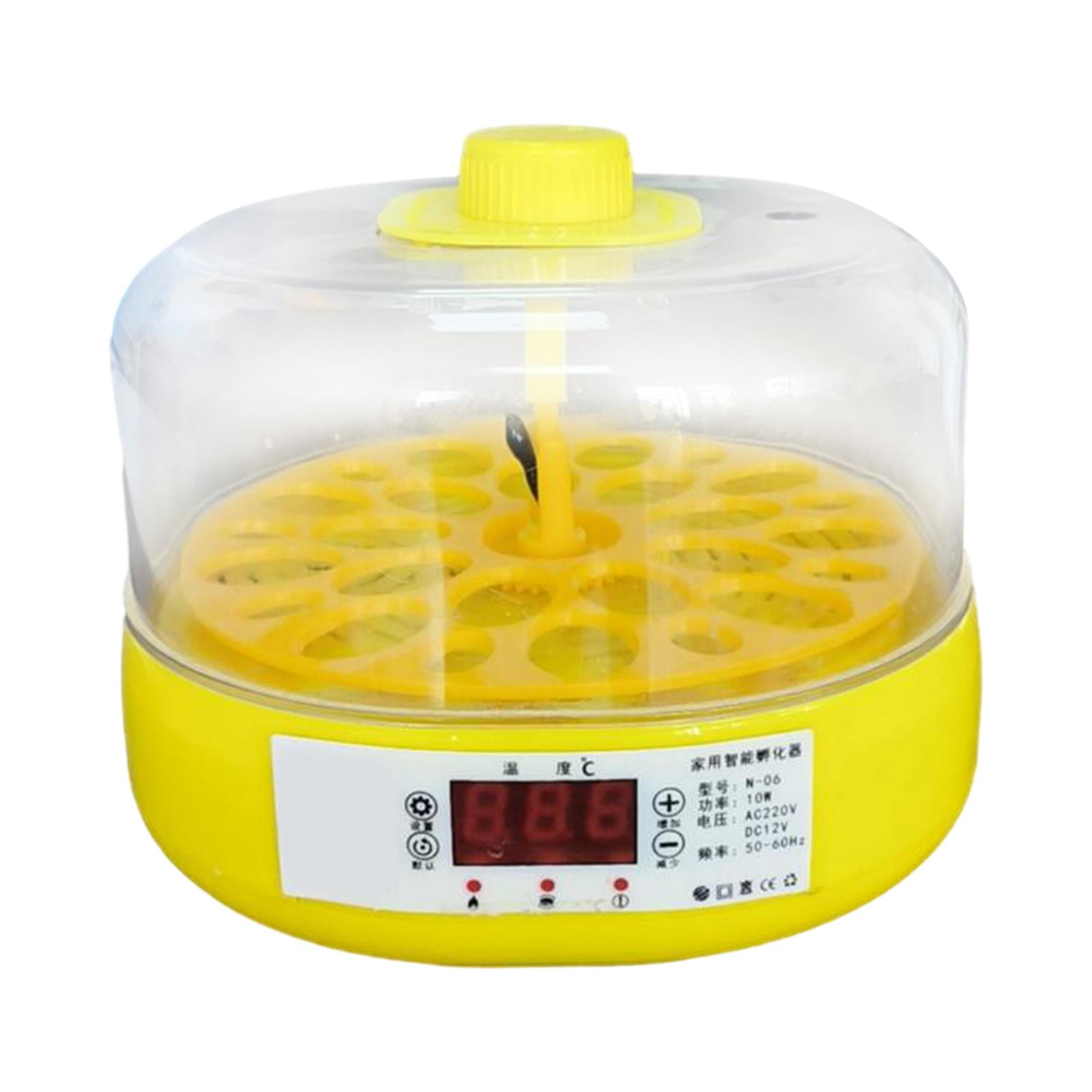 18 Eggs Intelligent Poultry Hatcher Chick Duck Incubator US Adapter for Farm Semi Automatic