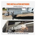 thumbnail image 4 of 3500 Lbs Straight Trailer Coupler With 2-Inch Hitch Ball Tongue 2-Inch Channel For Towing RV Truck Caravan Accessories ,Easy Operate, 4 of 7