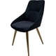thumbnail image 1 of Silla Varssi Terciopelo Negro Grupo Microtec Patas Doradas Metalica Industrial Moderno Cocina Bar Restaurante desayunador Minimalista Acojinado Grupo Microtec Varssi, 1 of 4