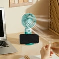 thumbnail image 5 of Portable Fan,Three Speed Handheld Fan,USB Charging Small Fan Desktop Fan Base Can Be Used As A Mobile Phone Support for Summer Travel Camping Outdoor Women Gift, 5 of 7