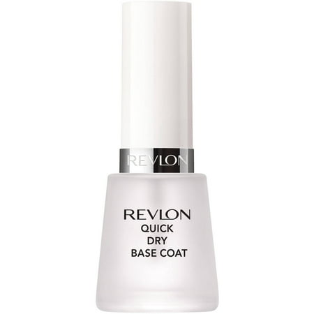 Revlon Quick Dry Base Coat for Chip Free Long Lasting Nail Polish Color, 0.5 oz