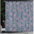 thumbnail image 3 of Ambesonne Paisley Shower Curtain, Modern Teardrop Shaped Art, 69"Wx70"L, Blue Grey, 3 of 4
