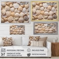 thumbnail image 4 of Designart "Beige Clam Seashell Euphony II" Clam Wall Art Living Room, 4 of 5