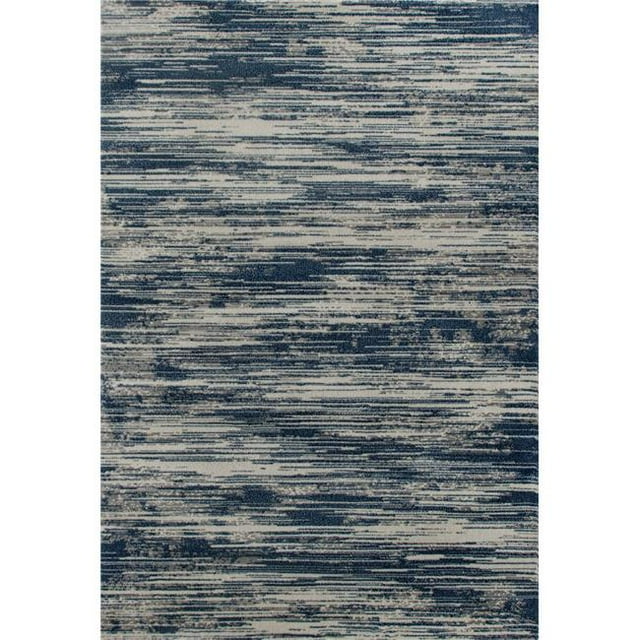 Art Carpet 22466 5 x 8 ft. Ferndale Collection Brushstrokes Woven Area Rug, Aqua