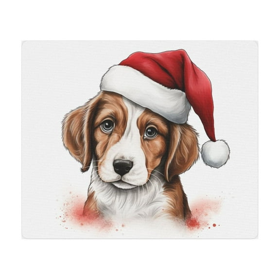 DistinctInk Mouse Pad - 1/4" Foam Rubber - Brittany Puppy Drawing