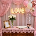 thumbnail image 5 of Aodebiao 60 Piece Party Inflatables Kit for Romantic Celebration Anniversary Elegant Decorative Setup Includes Sequined Balloons Ribbon Premium Durable Safe for Festive Event, 5 of 5