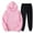 Pink, variant on Kiplyki Fall Ladies Pants 2PCS Outfits Sports Tracksuits Long Sleeve Pullover and Sweatpants Suit