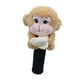 thumbnail image 5 of Protector de cabeza de palo de golf de mono de peluche, encantador protector de cabeza de palo de golf para adultos Marrón claro, 5 of 9