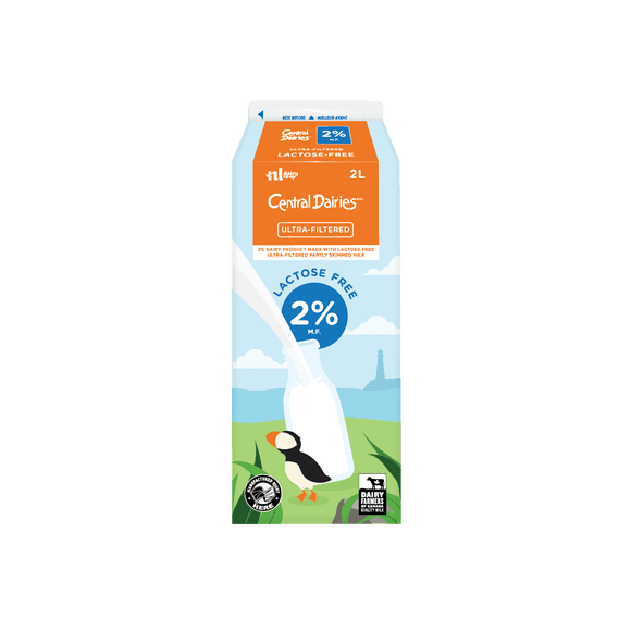 Central Dairies Ultra-Filtered Lactose Free 2% Milk