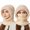 Beige, variant on Fleece Lined Knit Balaclava Hat Convertible Face Cover Winter Hat Integrated Neck Warmer Windproof Knit Hood for Motorcycle Ski Commute, White,One Size
