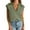 Green, variant on TIANZEN Summer Sweaters For Women V Neck Cap Sleeve Tops Sleeveless Spring Clothes Sheer Bodysuit 2xl Womens Tops plus Size Athletic Tops for Women Loose