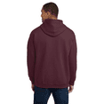 thumbnail image 4 of Gildan Heavy Blend Fleece Hooded Sweatshirt, Men's Pullover Maroon Pocket Hoodie, S, 4 of 5