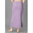 thumbnail image 3 of Trendmalls Lycra Spendex Saree Shapewear Petticoat for Women-P01-Pale Purple, 3 of 6