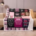 thumbnail image 2 of Nana Gifts Nana Birthday Gifts Best Nana Ever Blanket Nana Gifts from Grandkids Nana Gifts from Granddaughter Grandma Birthday Gifts for Nana Grandma Throw Blanket 51” X 60”, 2 of 5