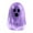 Purple, variant on SIguan,1 PCS Halloween Glow in The Dark Mini Figures Cute Resin Luminous Statue Decoration for Hallowween Decor Gift Light Pink 0.59*0.75''