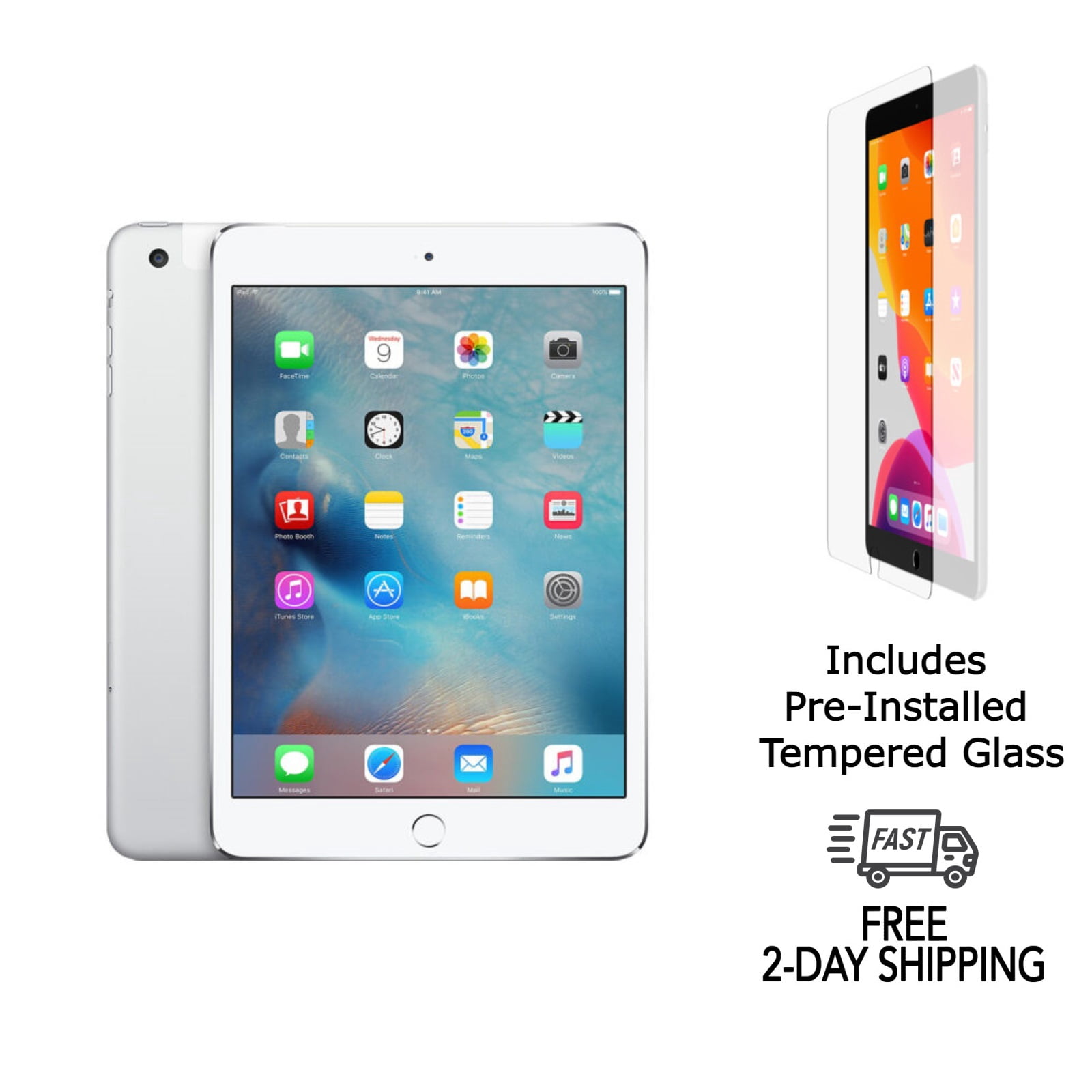 Refurbished Apple iPad Mini 3 A1599 (WiFi) 64GB Silver (Grade A+)