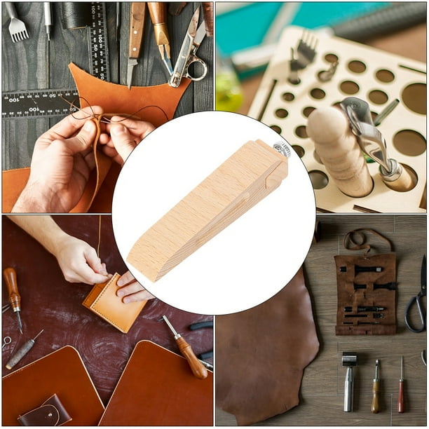 Papel de lija manual Jadeshay para cuero bloque de lijado de madera diseño elevado