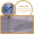 thumbnail image 3 of MesaSe Display Stand Transparent File Holder Organizer Magazine Shelf Office Hanging, 3 of 6