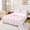Monogrammed C, variant on Erosebridal Pink Ribbon Floral Full Size Sheets for Girls, Personalized Inital U Bed Sheets, 4pcs, 1 Flat Sheet, 1 Fitted Sheet and 2 Pillowcases