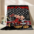 thumbnail image 6 of 17 Style Miccekey Minnie Flannel Blanket Lovers Throw Office Thick  Blanket Warm Home Sofa Decor Unisex Kids Boy Girl Gift, 6 of 10