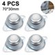 thumbnail image 1 of Herramientas de reparación del hogar Furniture Casters Small Ball Casters Heavy Duty Conveyor Roller 4pcs Ball Casters Nylon Ball Transfer Furniture Machinery and Luggage Sliding Transfer Zhivalor 221107-2, 1 of 4