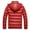 Red, variant on LYXSSBYX Winter Jackets for Men Clearance Men's Winter Hat Removable Cotton Jacket Thickening Warm Cotton Padded Coat