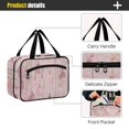 thumbnail image 4 of Travel Toiletry Bag with Metal Hook Large Capacity Cosmetic Bag Toiletry Bags for Travel, Gym, Camping Light Pink Tassels, 4 of 9