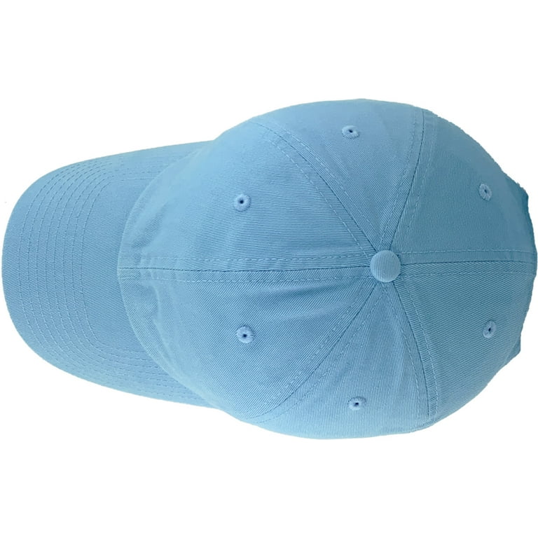 Cotton Baseball Cap Ball Dad Hat Adjustable Plain Solid Washed Men