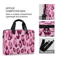 thumbnail image 4 of Iauyy 16inch Laptop Briefcase for Men/Women , Detachable Strap & Padded Compartment，Water-Resistant BagBusiness Travel File and Notepad,Artistic Illustration Of Leopard Pattern, 4 of 7