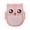 Pink, variant on Cute Owl Shaped Sealed Lunch Box for Women Leakproof Plastic Bento Box Microwave Safe Food Container Fresh Keeping Lunchbox Carrier Case for Work，Purple