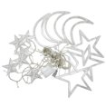 thumbnail image 4 of Luz de cadena 8 modos Diseño de estrella lunar Decoración de lámpara de cadena Trabajo seguro Amplia aplicación para exteriores ANGGREK Otros, 4 of 8