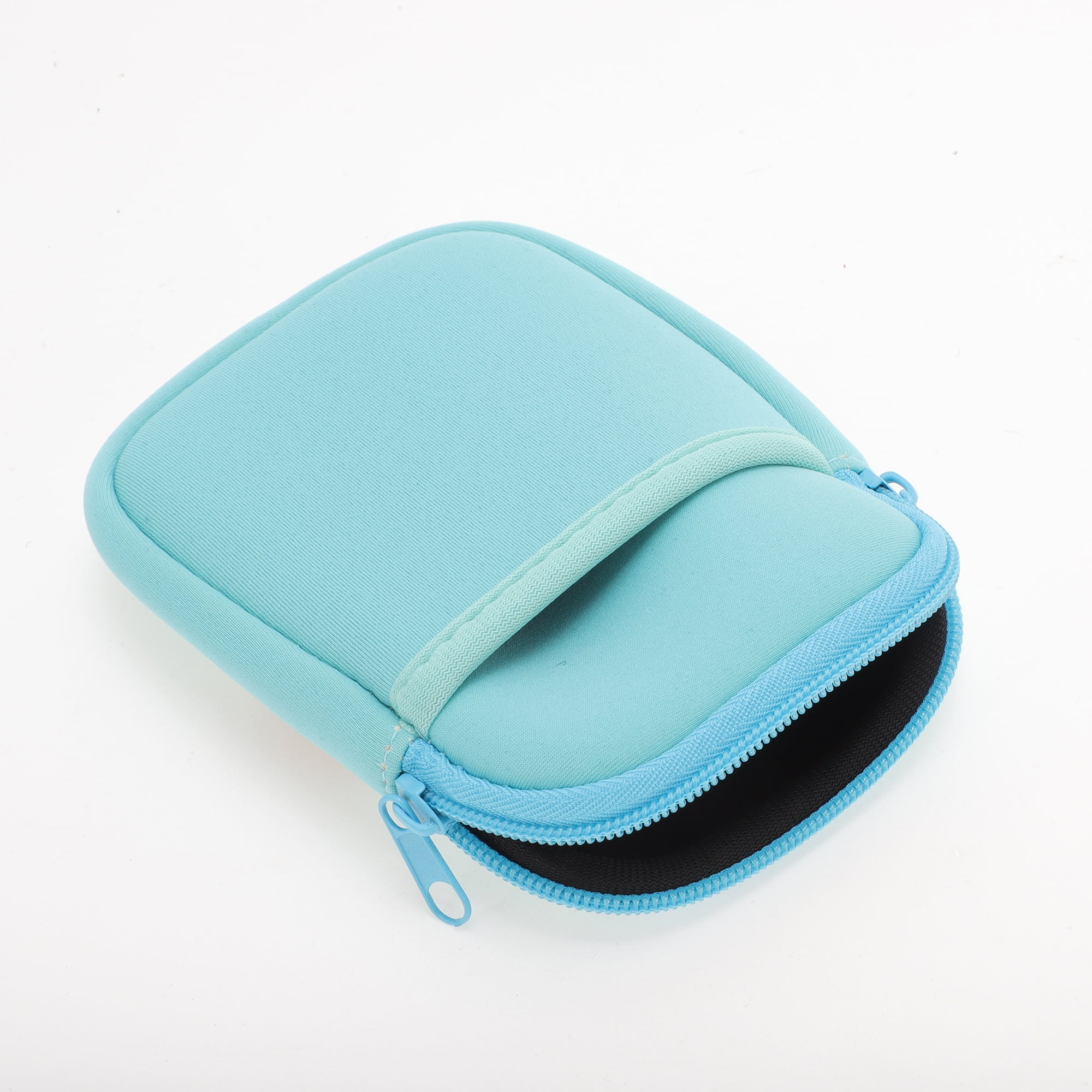 Unique Bargains 1Pc Durable Water Bottle Pouch With 2 Pockets Light Blue