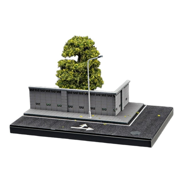 Modelo de escena en miniatura a escala 1/64, escena de esquina de calle, regalo, elegante accesorio fotográfico para exhibición, decoración, modelo de
