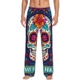 thumbnail image 1 of Fotbe Dead Day Party Pantalones de Pijama para Hombre, Pantalones de Dormir, Pantalones de Casa con Cintura Ajustable y Bolsillos-Medium, 1 of 6