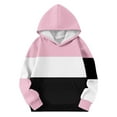 thumbnail image 4 of AUNVITO Boys & Girls 2-14Y Winter Hooded Sweatshirt Set 100% Polyester Long Sleeve Sporty Casual Activewear Outfit With Pants, 4 of 4