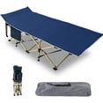 thumbnail image 5 of Slsy Folding Camping cot Folding cot, Camping Cot for Adults Portable Folding Outdoor Cot with Carry Bag for Outdoor Travel Camp Blue, 5 of 7