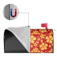 thumbnail image 2 of Yiaed Red Vintage Flowers Print Mailbox Covers, Magnetic Mailbox Cover, Mail Box Covers for Garden Outdoor Decor Box Covers-25.5x21 in, 2 of 8