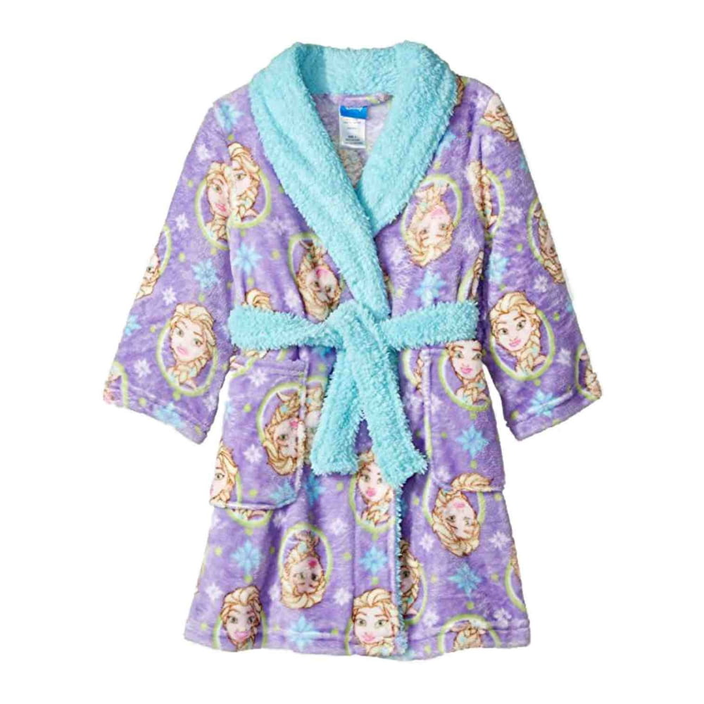 Disney Frozen Girls Purple & Blue Disney Frozen Queen Elsa Bath Robe